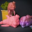 Dolphin_03.jpg STL file Flexi Lady Dolphin・3D print model to download
