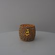 3D-Printed-Voronoi-Tea-light-holder-by-Slimprint-5.jpg Voronoi tea light holder | Home Decor | Slimprint