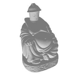 model.png Fichier STL gratuit BUDDHA GYROID ANIMAL CROSSING (BUDDHA)・Idée pour impression 3D à télécharger