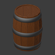 BasicBarrel-02.png Wooden Barrel (28mm Scale)