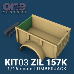 Kit_Lumberjack.png LUMBERJACK BED ZIL 157 K Scale 1/16 one16 customs
