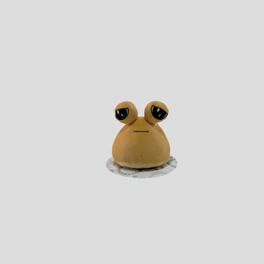 Poo plush 3D model preview