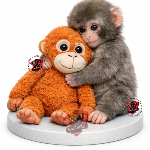 Punch and his stuffed animal