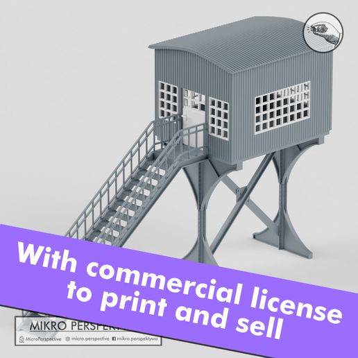 RAILWAY BUILDING 28MM with commercial license