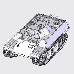 1.jpg STL file 1/72 vk-1602 tank ww2 german light tank 3dprinted・Model to download and 3D print