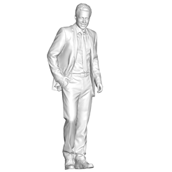 1.png Datei OBJ Mann posiert・Modell für 3D-Druck zum herunterladen