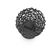 voronoivase1.png Biomorphic Voronoi Lattice Vase Designed in Rhino - 3D Printable Digital File