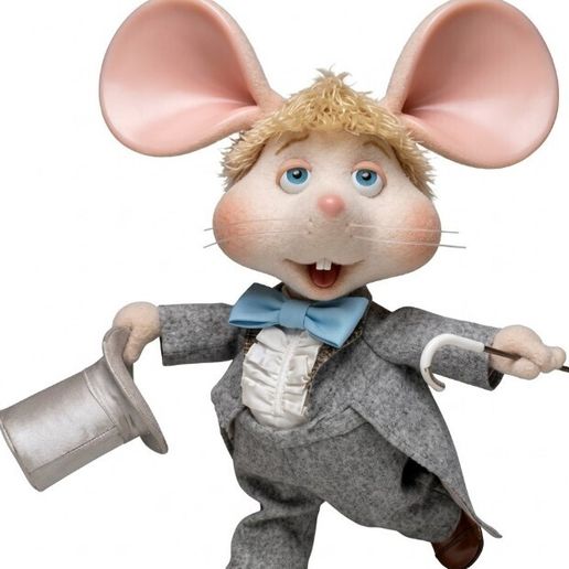🎨 TOPO GIGIO (AÑOS 80)・Archivo STL para Impresión 3D・Cults