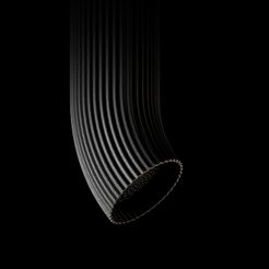 Curvy-E_Black.jpg Datei STL Curvy E | Stripe Kollektion・Design für 3D-Drucker zum herunterladen