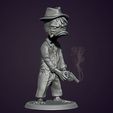 24a8cc89baa25f3d3f38e33b5bd93882_display_large.jpg Free STL file Duck detective with a gun・3D print object to download, Boris3dStudio