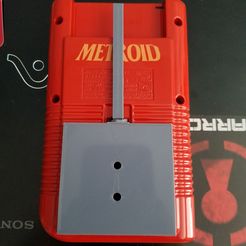 20190111_130446.jpg Free STL file Gameboy Battery Cover Wall Mount・3D printing idea to download