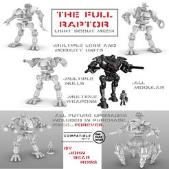 TheFullRaptor-Cover-OPR.jpg The Full Raptor -All Hulls, Legs, and Motive Units - Forever