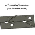 16-Three-Way.jpg Switch Box for Turnout Control With Different Tops..