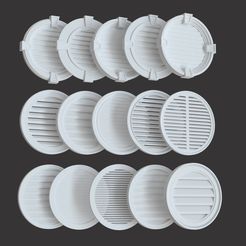 cover_final.jpg 3D file 99 polyurethane Round Gable Vents 3D model・3D printing idea to download, engmianoa