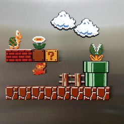 Mario_06.jpg Fichier STL gratuit Les tuiles de Mario Bros・Modèle imprimable en 3D à télécharger