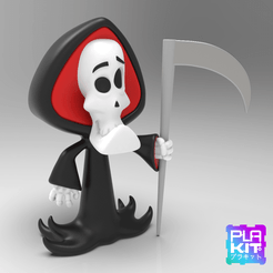 untitled.5.png Free STL file GRIM REAPER (The Grim Adventures of Billy and Mandy)・3D printable model to download