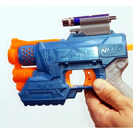 Nerf Module Fichier STL gratuit Support de laser Nerf. Module Nerf・Modèle pour ...