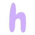 h.stl Двухцветный брелок для ключей - Ной