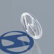 11.jpg Hyundai Badge 3D Print