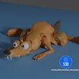 Scrat-Render1.jpg Scrat from Ice Age and his Acorn