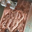016.jpg Lord Vishnu as Mohini with Amrit Kalash  CNC carving