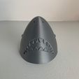 IMG-0620.JPG STL file Shark Head Wall Mount・3D print design to download