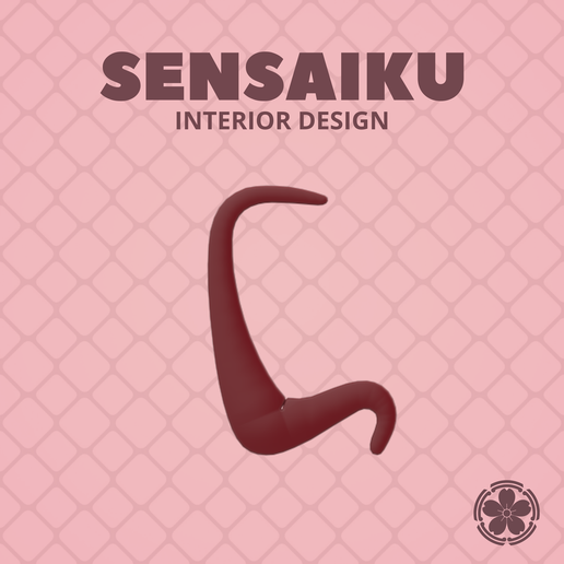 Miniature Replica 1:12 Verner Panton 04. Amoeba Highback Chair for Miniature Dollhouse - Vitra - 3D Print Instant Download - Miniature Furniture Designer Series