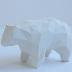 Ours_2.jpg Fichier STL gratuit Ours Polygone・Plan imprimable en 3D à télécharger