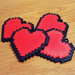 Capture d’écran 2017-05-29 à 09.45.27.png Archivo STL gratis Llavero de corazón de 8 bits・Objeto de impresión 3D para descargar