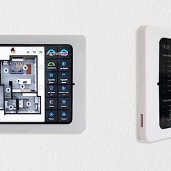 WallTablet_02.jpg Free STL file Wall Tablet - Fully Kiosk Home Assistant・3D printable model to download