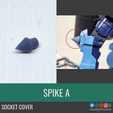 12.png Socket cover for 30 Minute Missions/ 30 Minute Sisters / Gundam Gunpla - SPIKE A PRESUPPORTED