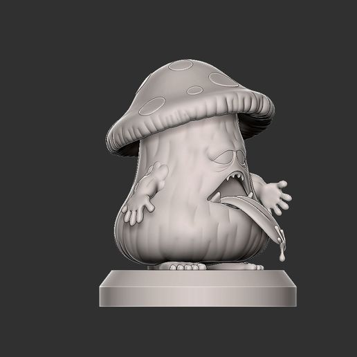 ZBrush-Document7.jpg вражеский гриб миниатюра