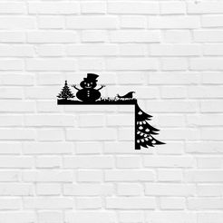 murbrique.jpg wandkunst wanddekoration weihnachten christmas für tür