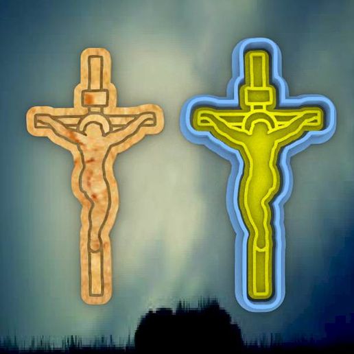 Crucifixion cross jesus christ 3D model