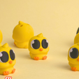 5.png Niedlicher Entenanhänger, Schlüsselanhänger - puffy