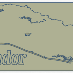 sv.png El Salvador Map Plaque