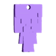 Llavero Steve.stl Minecraft Steve Keychain