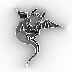 h5.jpg OBJ file d&d dragon baby D20・3D printing idea to download, dragon3287