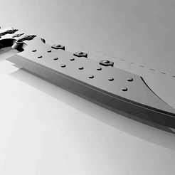 Untitled-1.jpg Free STL file Nier Automata / Type 3 blade・Template to download and 3D print