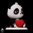 6.jpg Panda Bear-Valentine's Day Version (Dedication)