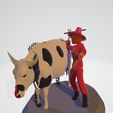 figurine xcolor.jpg The cow and her breeder
