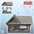 3.jpg Oriental sew building with mesh pattern (1) - Medieval Asia Feudal Asian Traditionnal Ninja Oriental