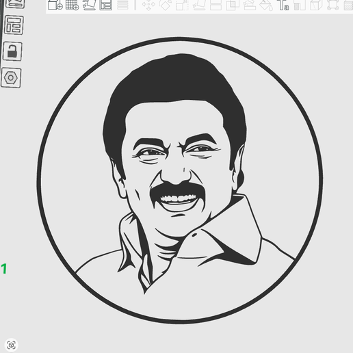 M K Stalin -Chief Minister of Tamil Nadu svg
