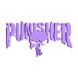 THE PUNISHER LOGO ONLY PART 1.stl The punisher logo