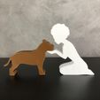 WhatsApp-Image-2023-01-16-at-17.35.00.jpeg Girl and her Pit bull (afro hair) for 3D printer or laser cut
