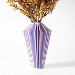DSC05007.jpg The Kimi Vase, Modern and Unique Home Decor for Dried and Preserved Flower Arrangement  | STL File