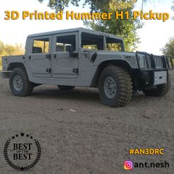 preview_cults.jpg Файл 3D 3D PRINTED RC CAR HUMMER H1 PICKUP body BY [AN3DRC]・Модель для печати в 3D скачать