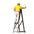 Painter40023.jpg N4 Painter on the Ladder