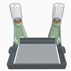 1.jpg Archivo STL gratis Dispensador de resina Elegoo Saturn・Plan de impresión en 3D para descargar