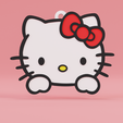 Hello-kitty-2.png Hello Kitty Keychain - Toytaku Prints